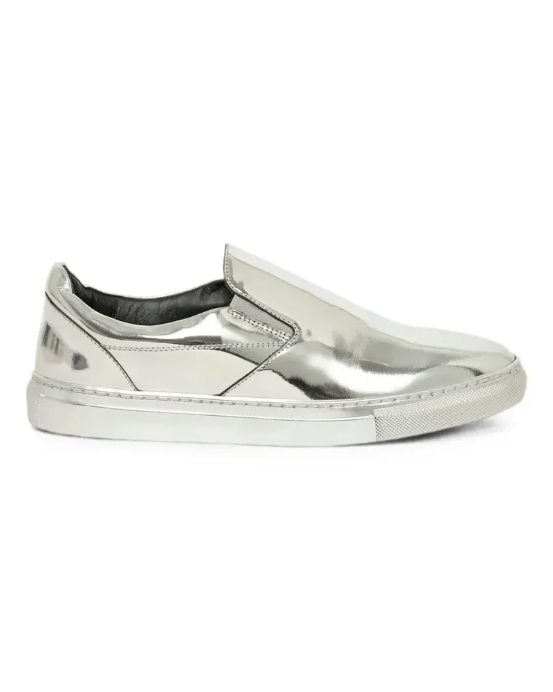 Balenciaga metallic slip-on sneakers - Silber Silber