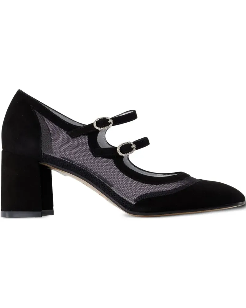 Carel Alicenight Pumps mit Doppelschnalle - Schwarz Schwarz