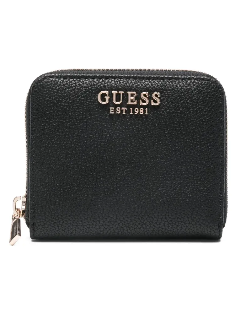 Guess Portemonnaie mit Reißverschluss - Schwarz Schwarz