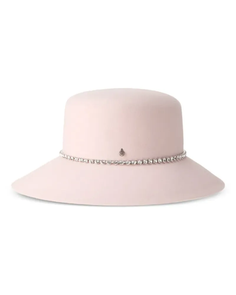 Maison Michel Hut mit Strassverzierung - Rosa Rosa