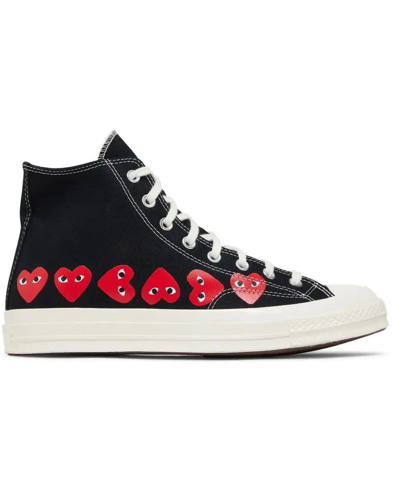 Comme des Garçons x Converse Chuck Taylor All Star 70 Hi Sneakers - Schwarz Schwarz