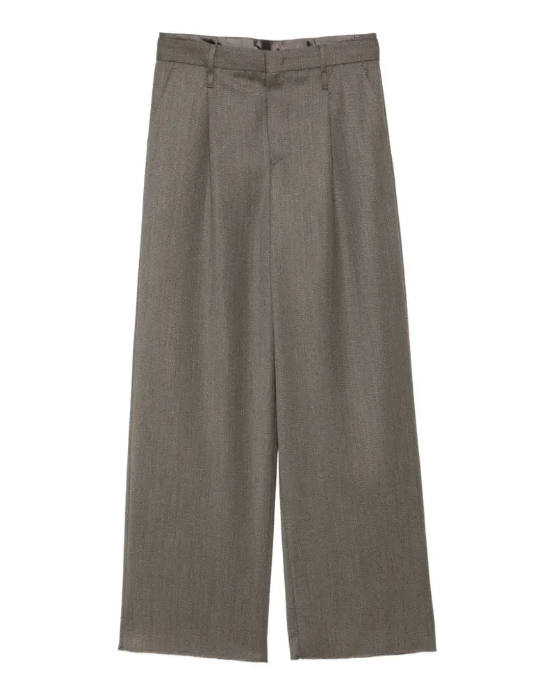 Emporio Armani pleated trousers - Nude Nude