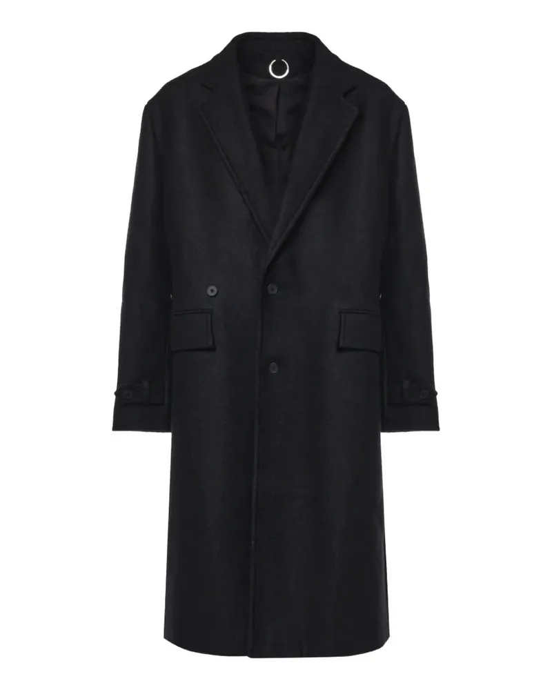 Heliot Emil Mantel mit Knopfverschluss - Schwarz Schwarz