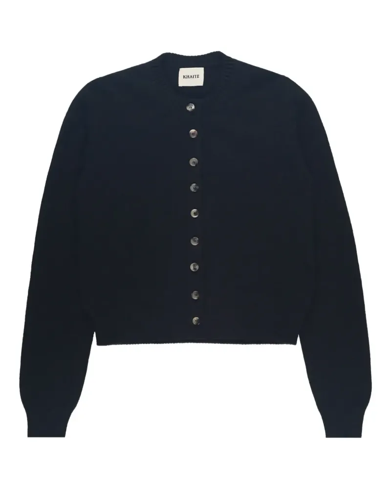 KHAITE Everheart Cardigan mit Knopfleiste - Schwarz Schwarz