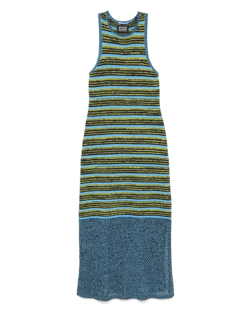 Scotch&Soda Gestricktes Midikleid - Blau Blau