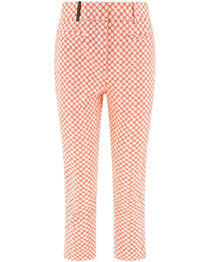 Peserico Gepunktete Hose - Rosa Rosa
