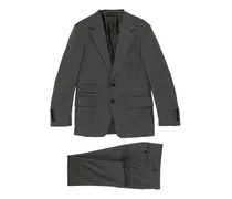 Karierter Anzug - Grau