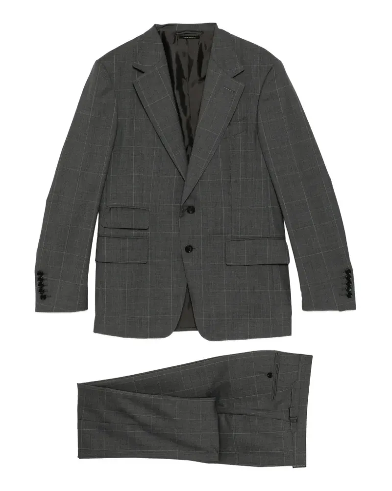 Tom Ford checked suit - Grau Grau