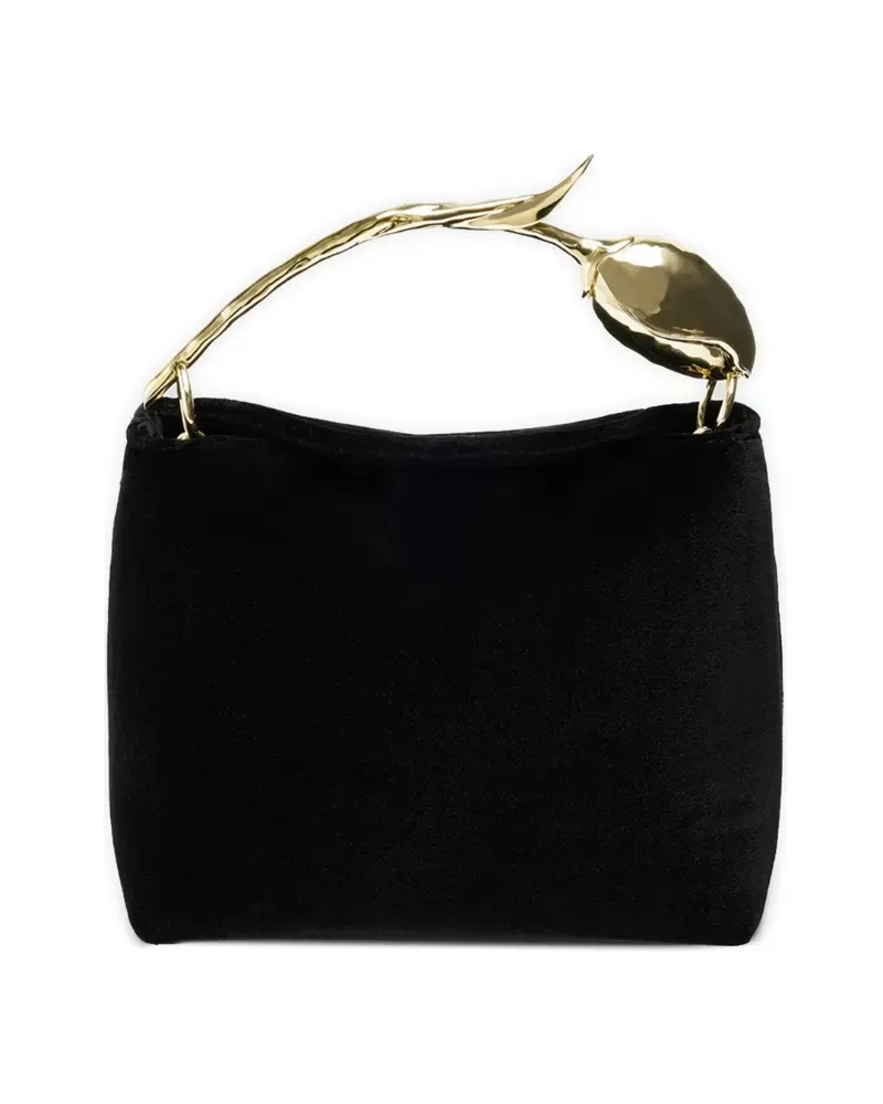 Erdem Mini Bloom Tasche - Schwarz Schwarz