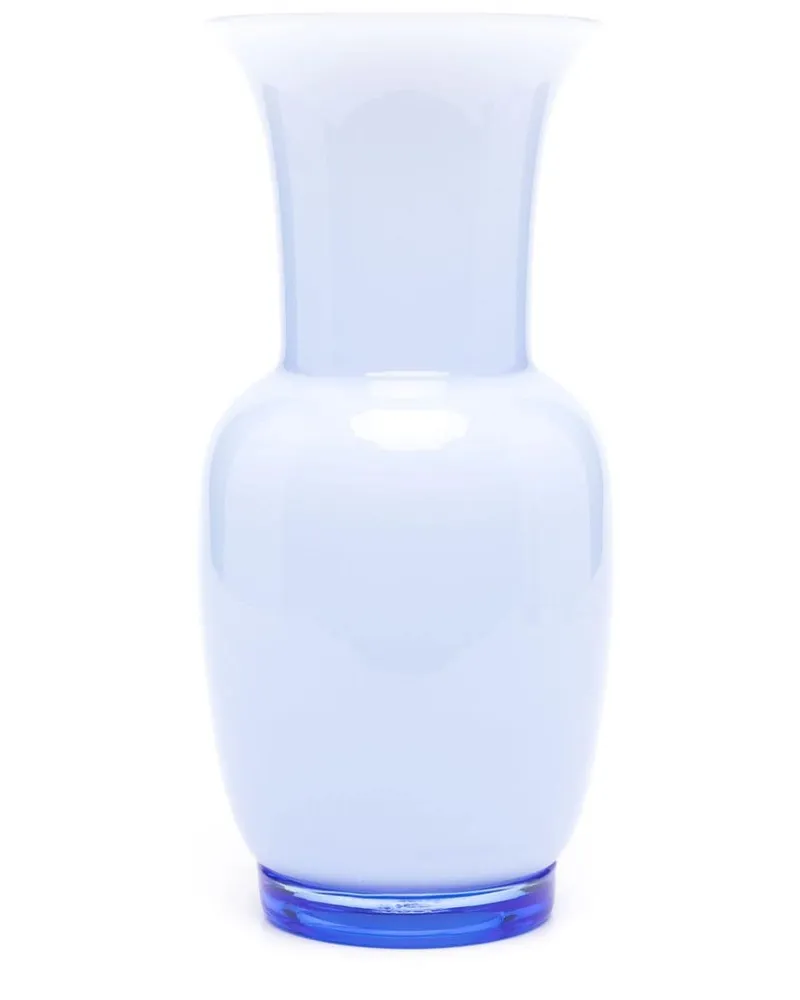 Venini Opalino Vase mit Farbverlauf-Optik - Blau Blau