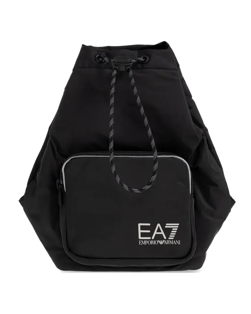 EA7 drawstring backpack - Schwarz Schwarz