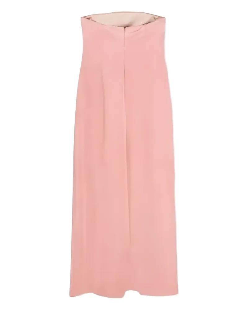 Philosophy Di Lorenzo Serafini Midikleid aus Satin - Rosa Rosa