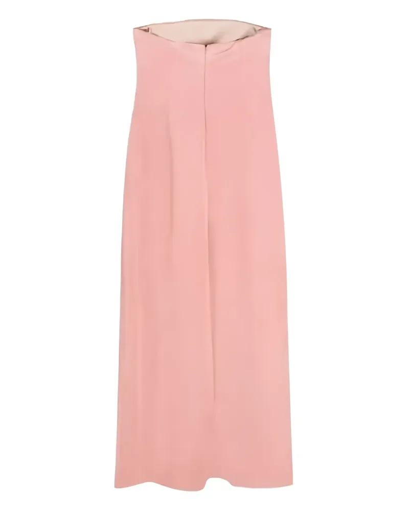 Philosophy Di Lorenzo Serafini Midikleid aus Satin - Rosa Rosa