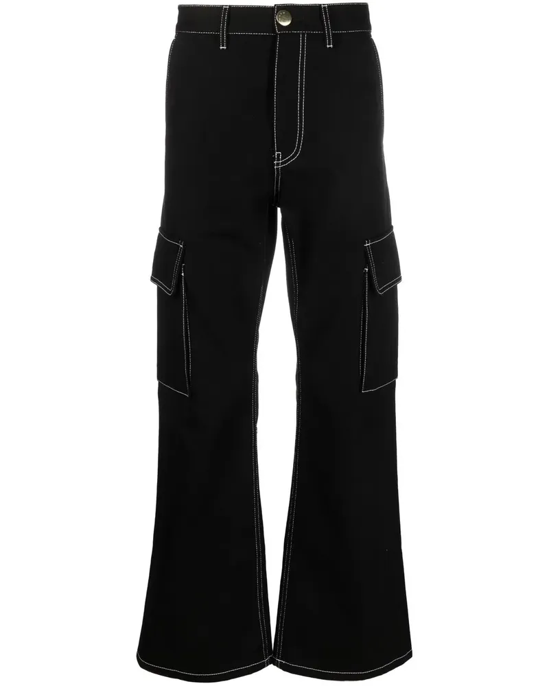 Marni Ausgestellte Chino - Schwarz Schwarz