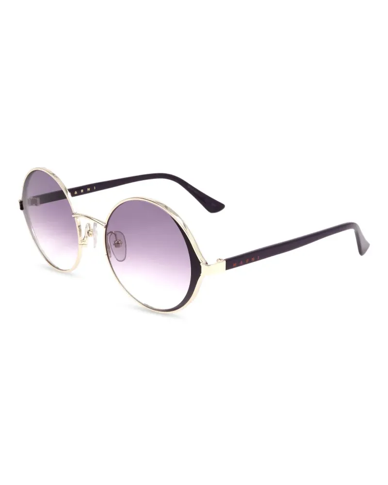 Marni Sonnenbrille mit rundem Gestell - Violett Violett