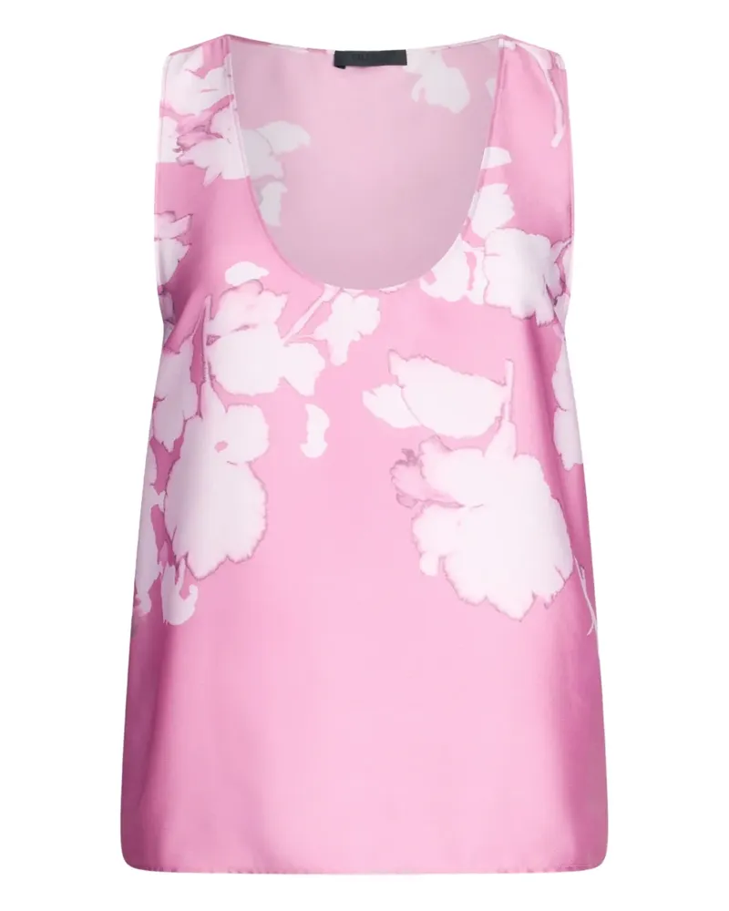 Liu Jo Top mit Blumen-Print - Rosa Rosa