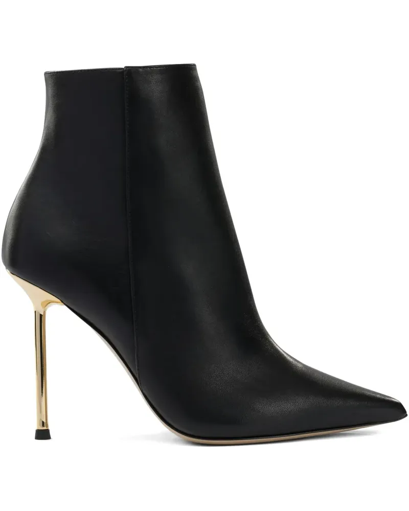NINALILOU pointed-toe ankle boots - Schwarz Schwarz
