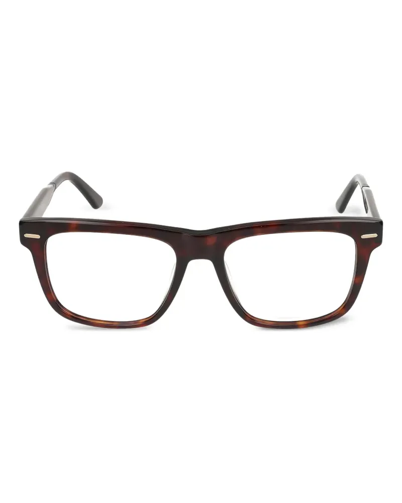 Calvin Klein tortoiseshell-effect glasses - Braun Braun