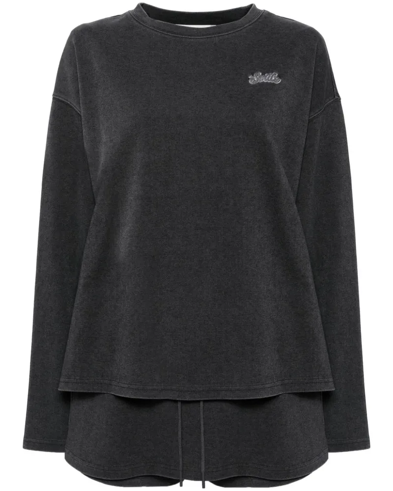b+ab Hosenrock-Set aus Jersey - Grau Grau