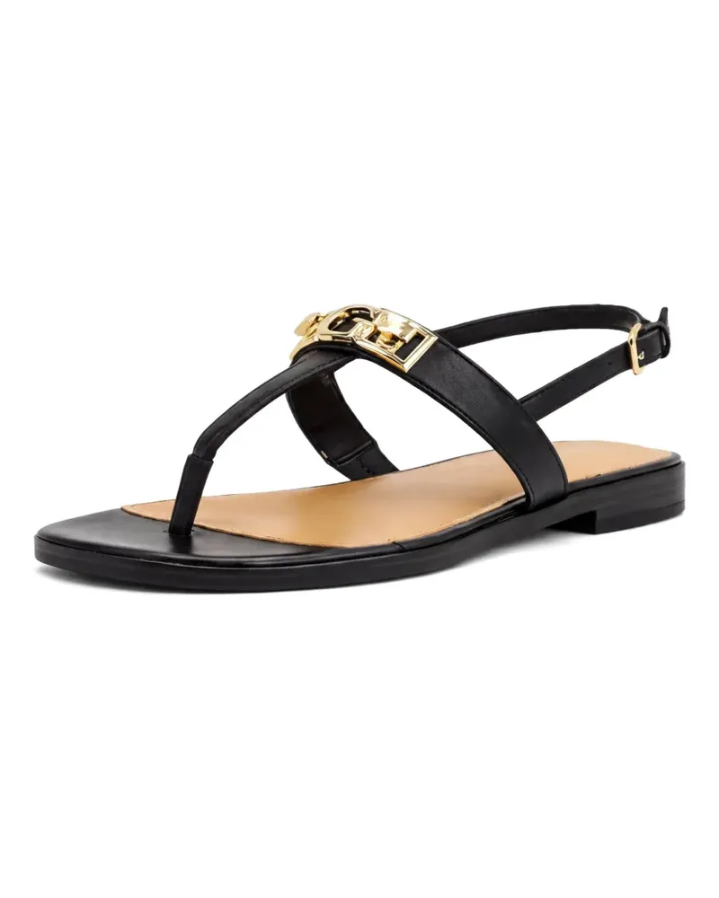 Guess Ramiry genuine leather sandals - Schwarz Schwarz