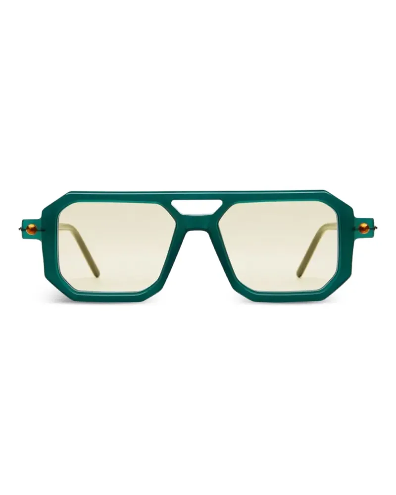 KUBORAUM Brille mit geometrischem Gestell - Grün Grün