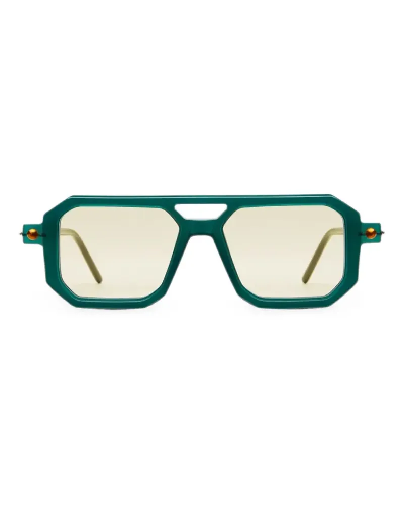 KUBORAUM geometric-frame glasses - Grün Grün