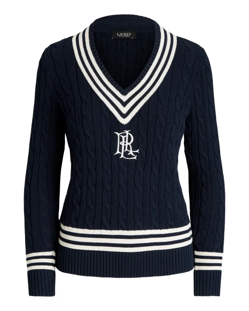 Ralph Lauren Pullover mit V-Ausschnitt - Blau Blau