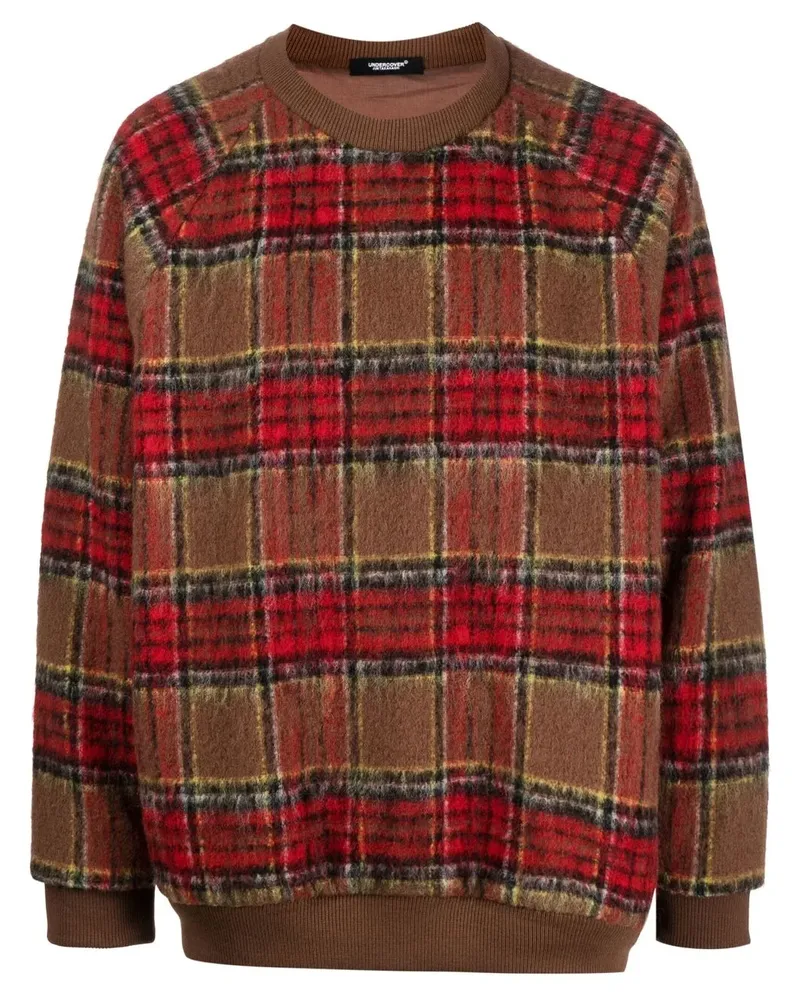 Undercover Kariertes Sweatshirt - Braun Braun
