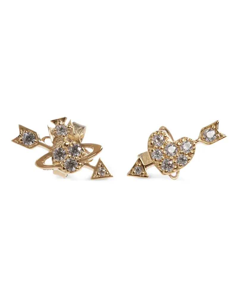 Vivienne Westwood Orb Heart Ohrringe - Gold Gold