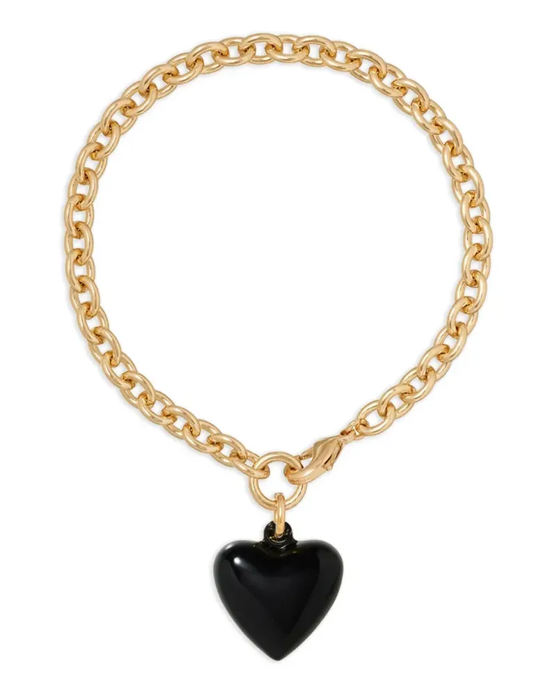 Roxanne Assoulin Puffy Heart Armband - Schwarz Schwarz