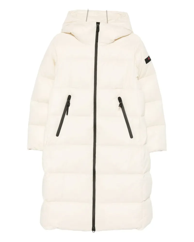 Peuterey hooded zip-up coat - Weiß Weiß