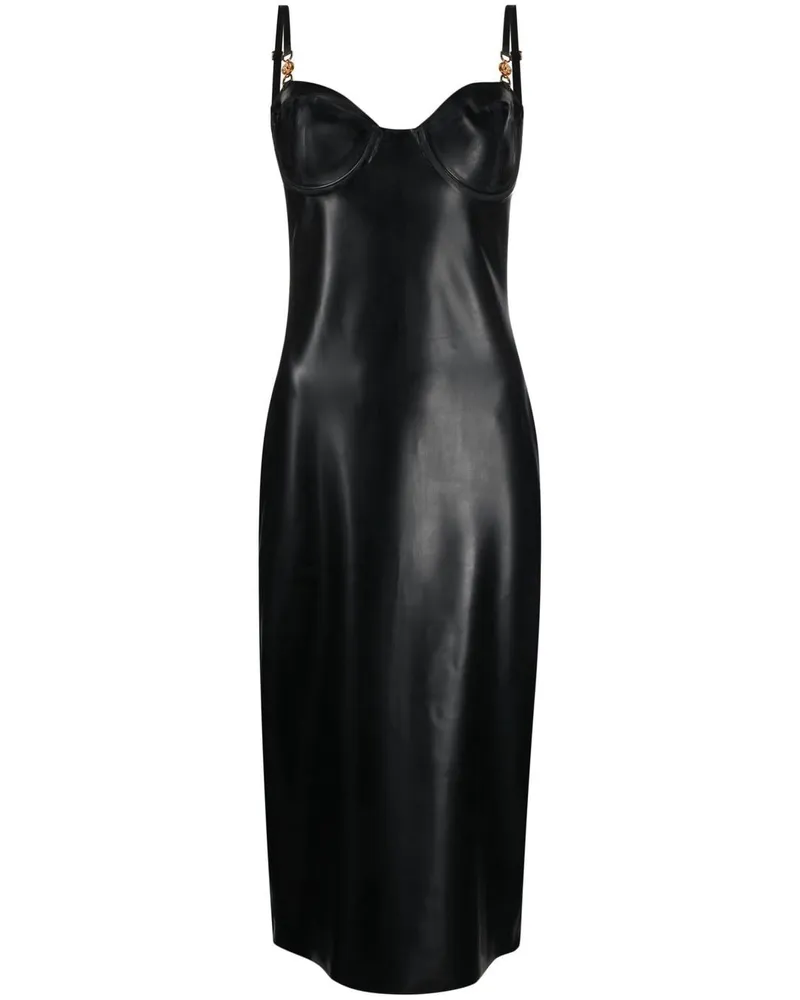 Versace Kleid mit Herzausschnitt - Schwarz Schwarz