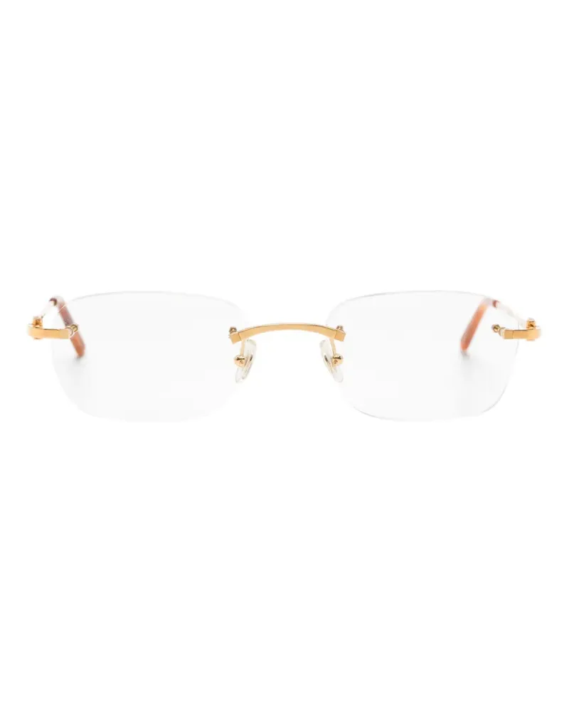 Cartier Bolon rimless C Décor glasses - Gold Gold