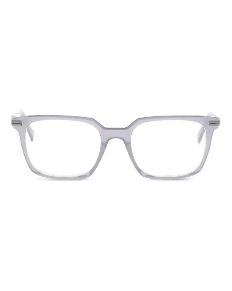 Ermenegildo Zegna Brille mit eckigem Gestell - Grau Grau