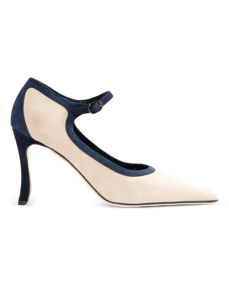 Manolo Blahnik Churla pointed-toe pumps - Nude Nude