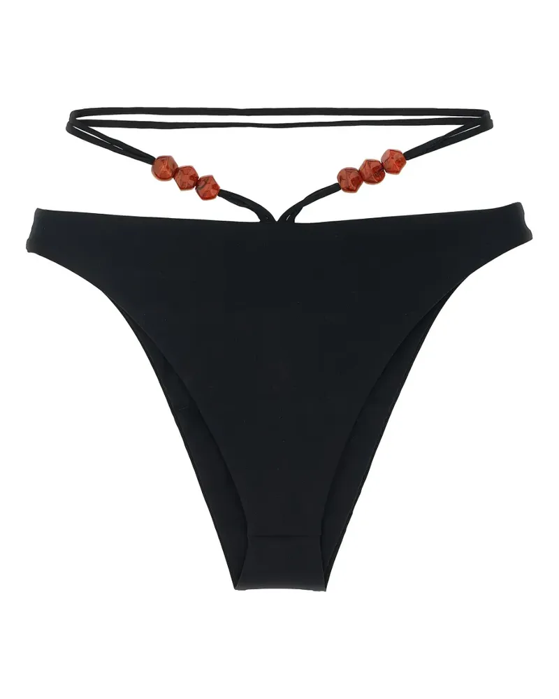 Magda Butrym bead-detail bikini bottoms - Schwarz Schwarz