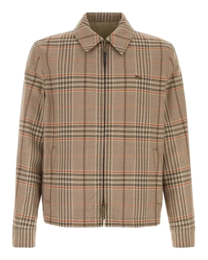 Burberry Wendbare Jacke mit Logo - Nude Nude