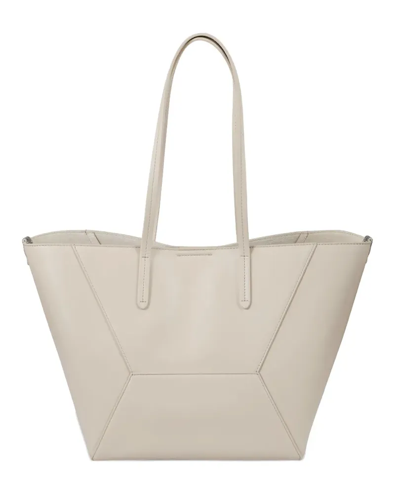 Brunello Cucinelli BC Duo Schultertasche mit Logo - Nude Nude