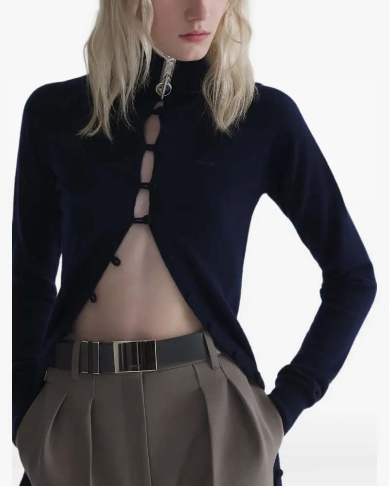 Thierry Mugler Cardigan aus Kaschmir - Blau Blau