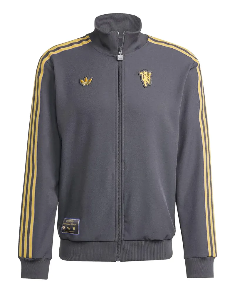 adidas Manchester United FC Sweatshirt mit Reißverschluss - Grau Grau