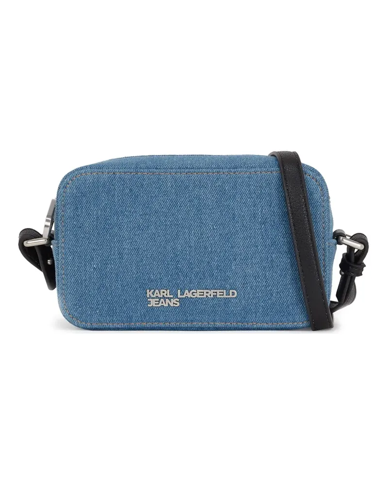 Karl Lagerfeld Denim-Umhängetasche - Blau Blau