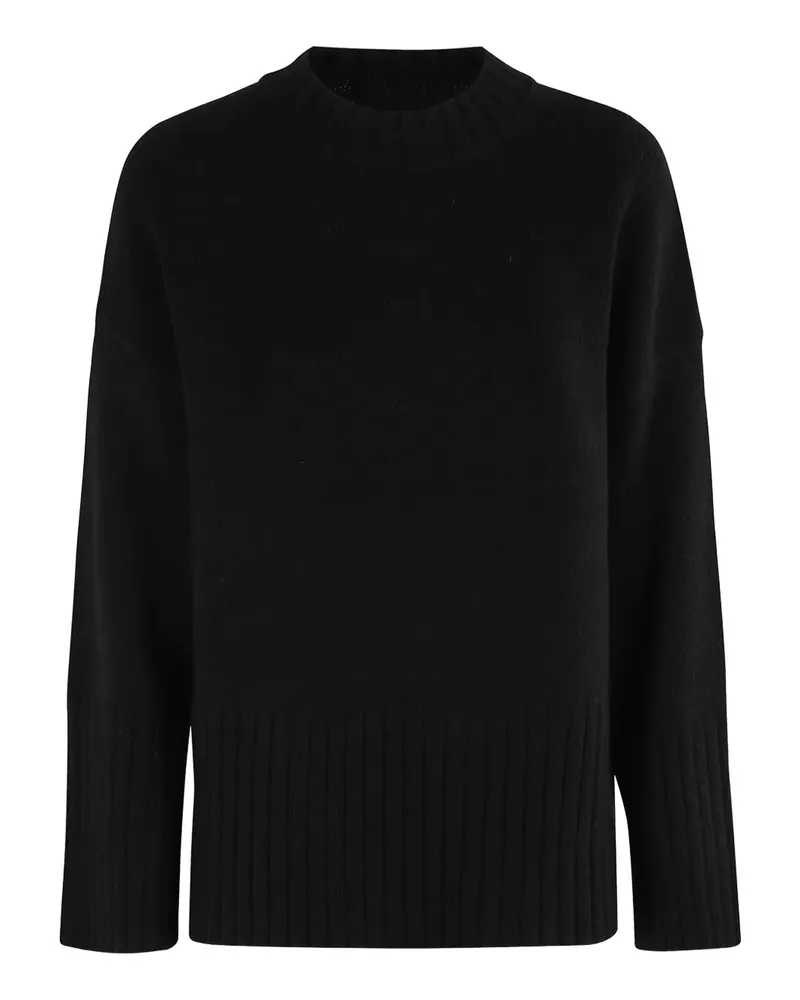 Barbour Gerippter Strickpullover - Schwarz Schwarz