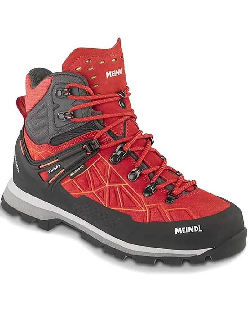 Meindl Lite Summit Lady GTX Schnürstiefel mit geometrischem Muster - Orange Orange