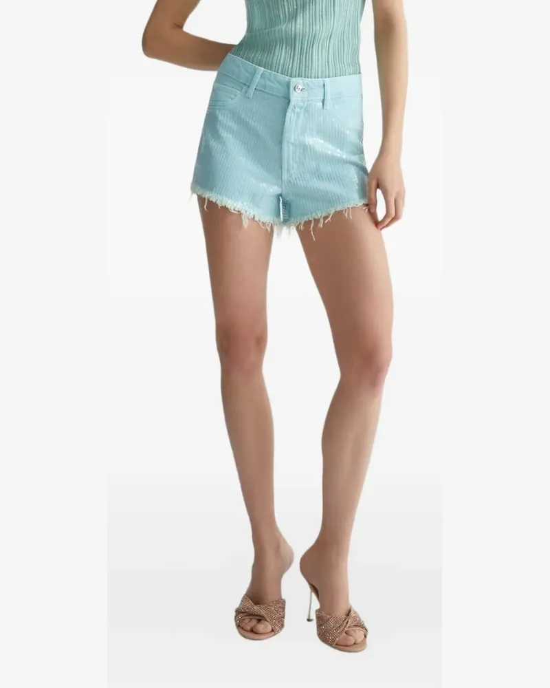 Liu Jo Shorts mit Pailletten - Blau Blau