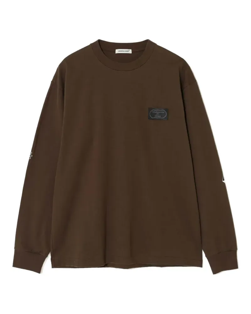 Undercover Langarmshirt mit grafischem Print - Braun Braun