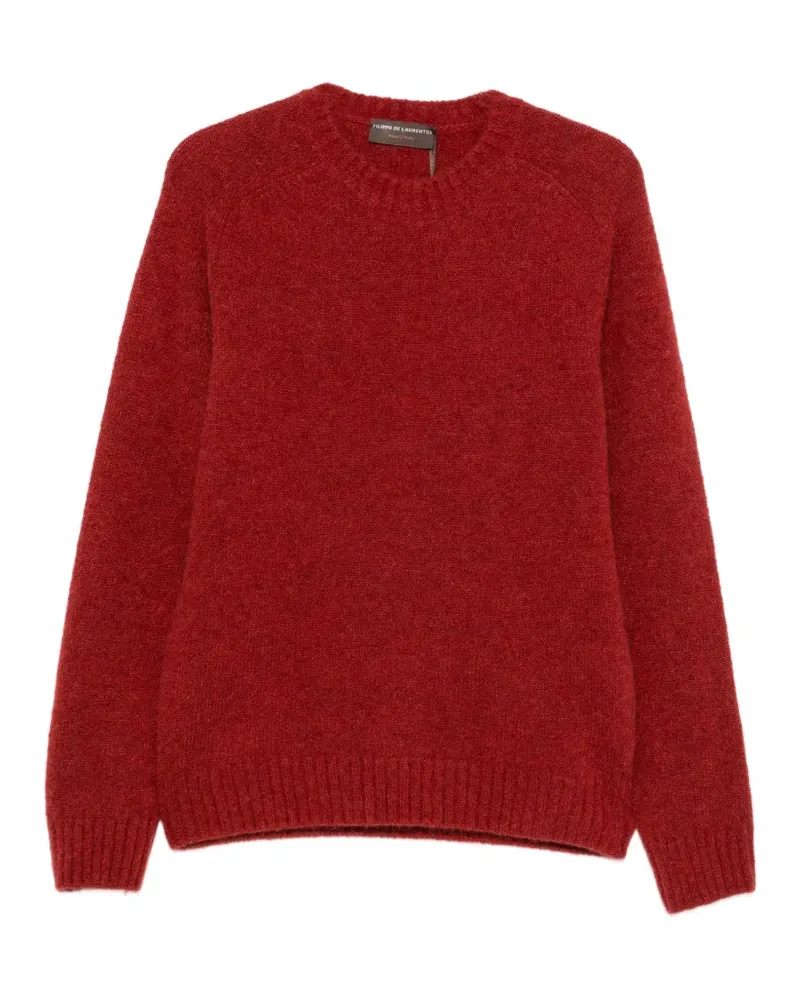 Filippo de Laurentiis crew neck long-sleeve sweater - Rot Rot
