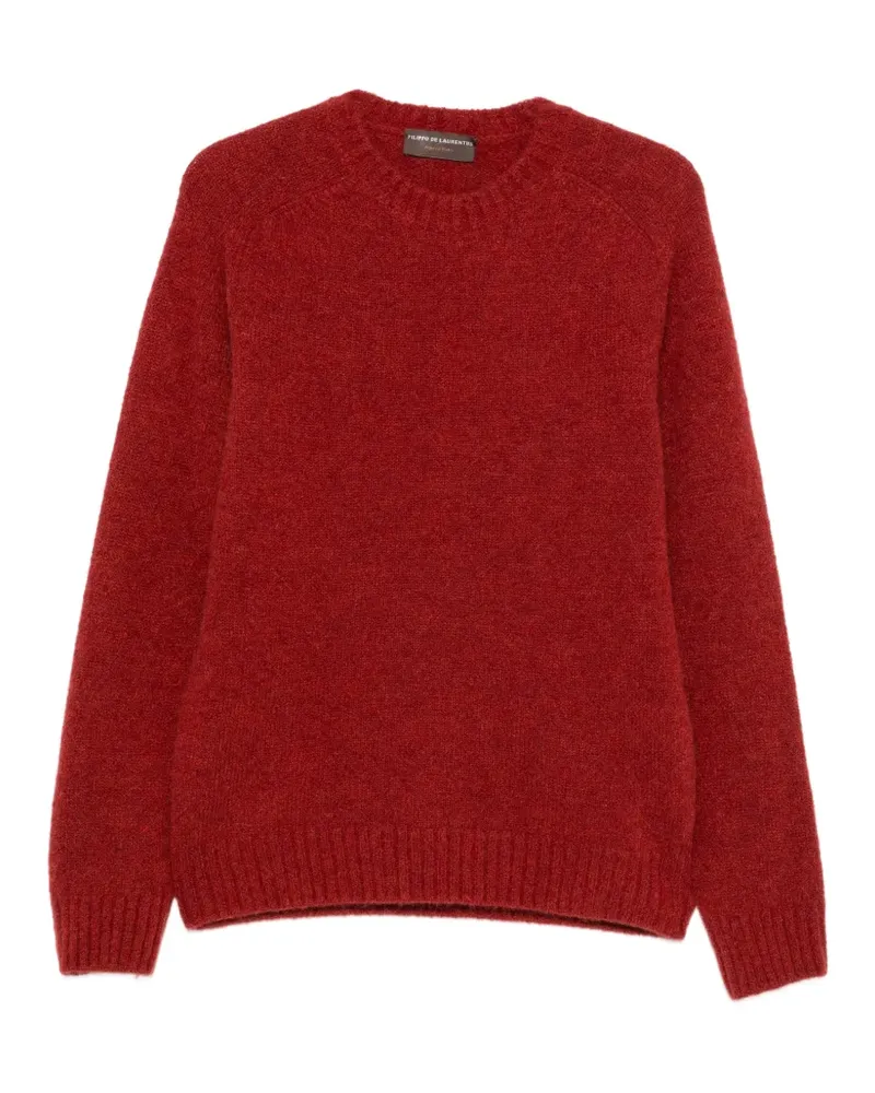 Filippo de Laurentiis Pullover mit Rundhalsausschnitt - Rot Rot