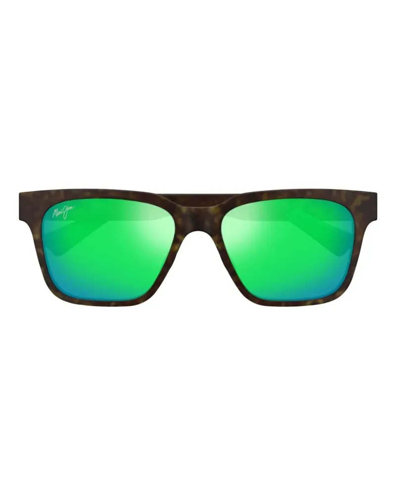 Maui Jim Sonnenbrille in Schildpattoptik - Schwarz Schwarz