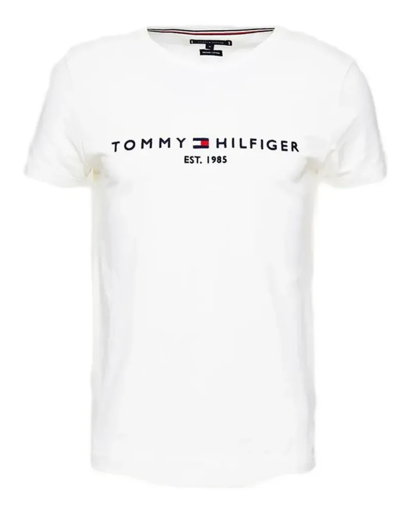 Tommy Hilfiger logo-detail cotton T-shirt - Weiß Weiß