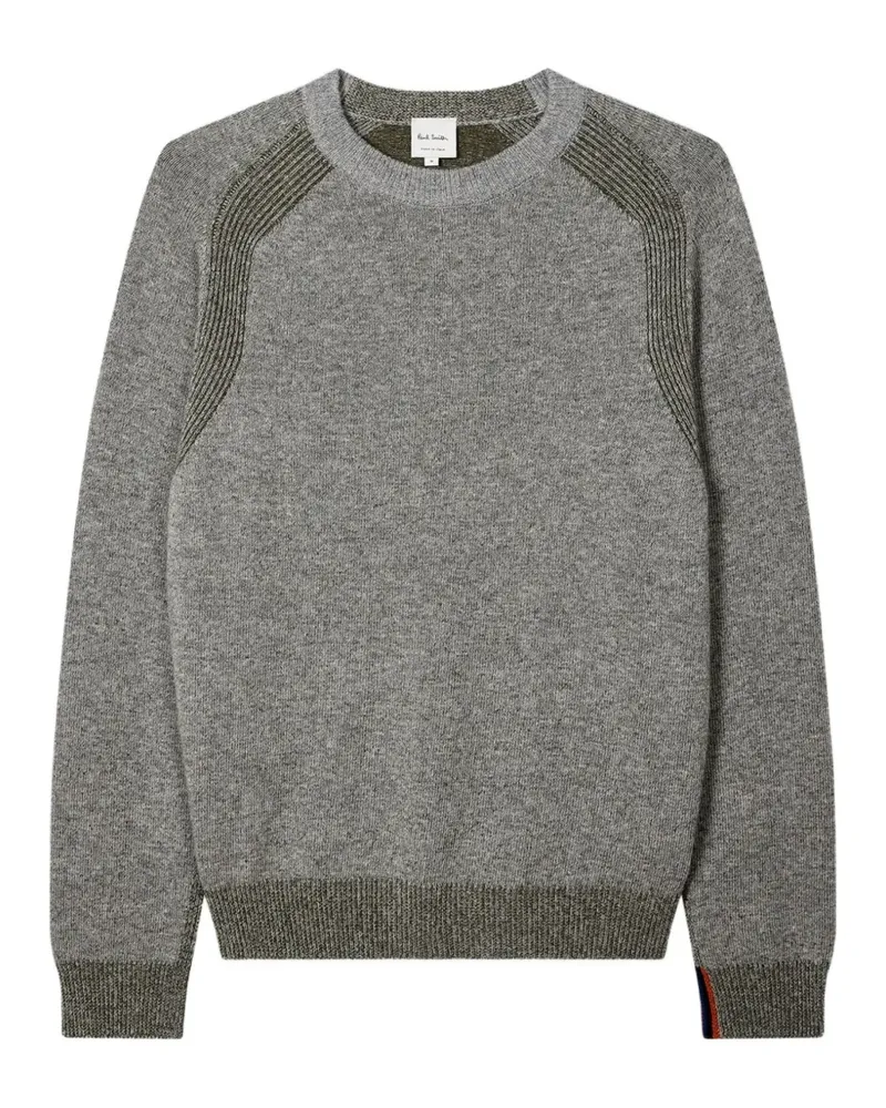 Paul Smith Lammwollpullover mit rundem Ausschnitt - Grau Grau